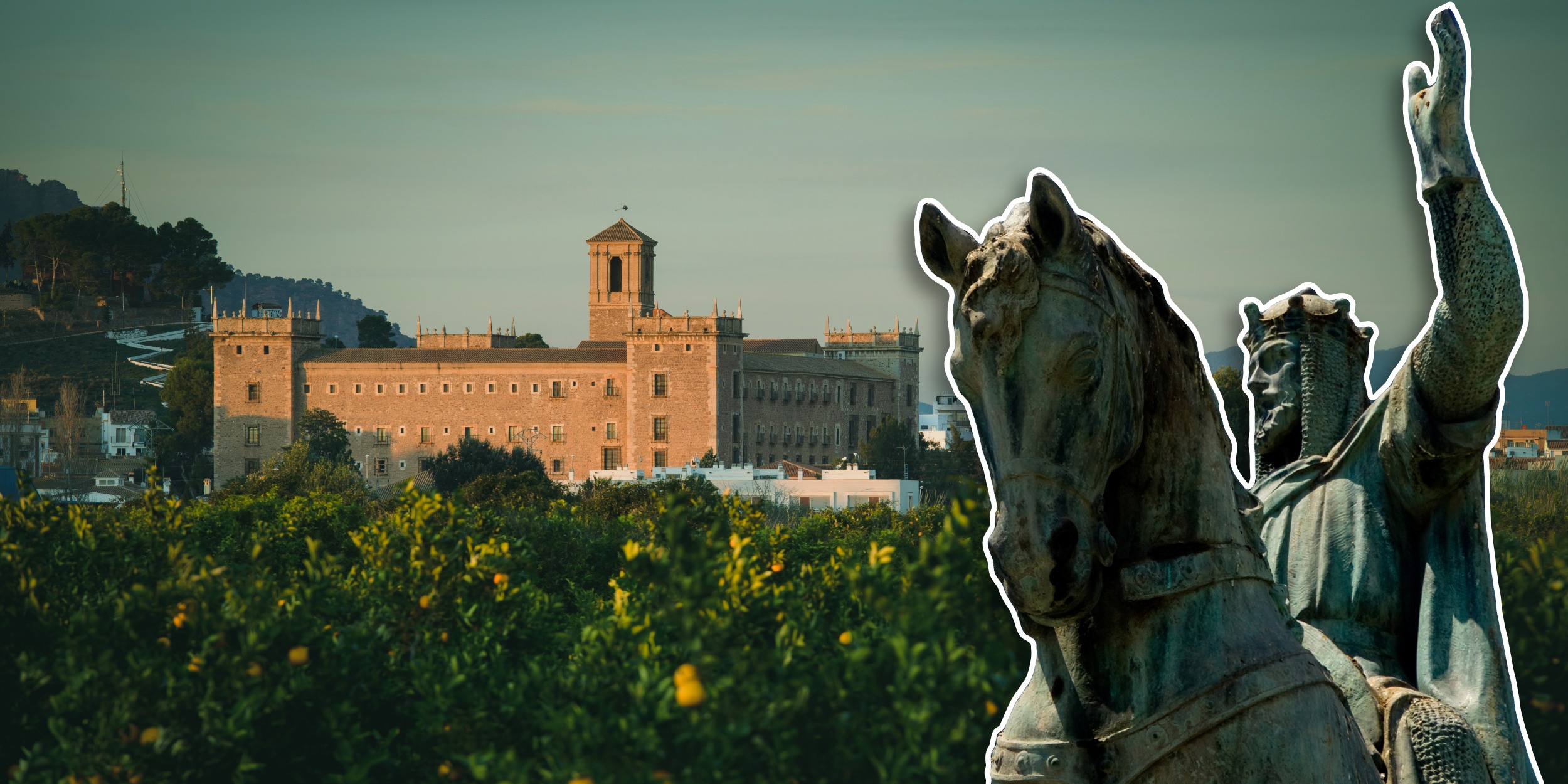 La figura de Jaume I al Puig de Santa Maria (Alumni Comparteix)